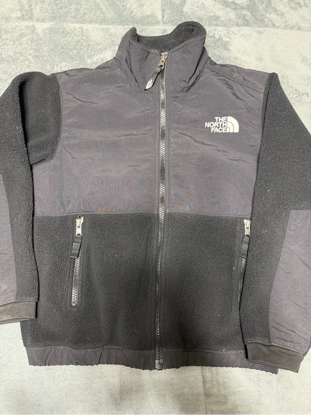 The North Face kids Black Fleece Jacket - Full Zip